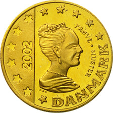 Denmark, Medal, Essai 10 cents, 2002, MS(63), Brass