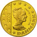 Denmark, Medal, Essai 10 cents, 2002, MS(63), Brass