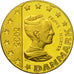 Dania, Medal, Essai 20 cents, 2002, MS(63), Mosiądz