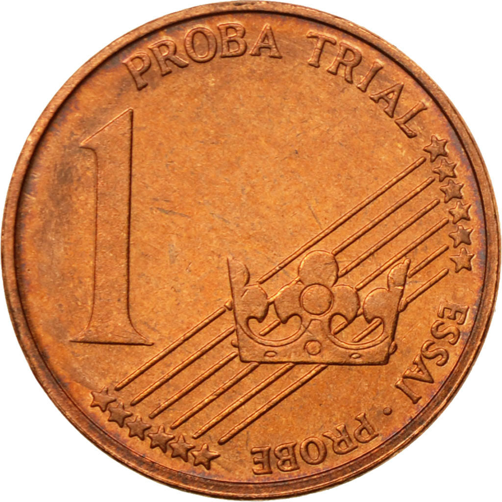 Czech Republic, Medal, Essai 1 cent, 2004, AU(55-58), Copper