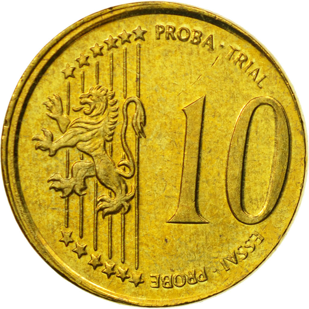 Czech Republic, Medal, Essai 10 cents, 2004, AU(55-58), Brass