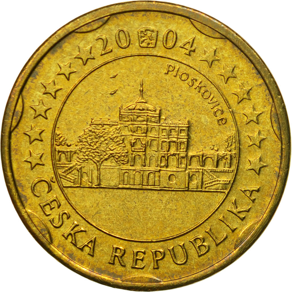 Czech Republic, Medal, Essai 20 cents, 2004, AU(55-58), Brass