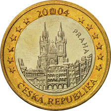 Tsjechische Republiek, Medal, Essai 1 euro, 2004, UNC-, Bi-Metallic