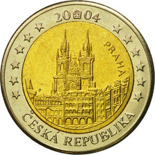 República Checa, Medal, Essai 2 euros, 2004, SC, Bimetálico