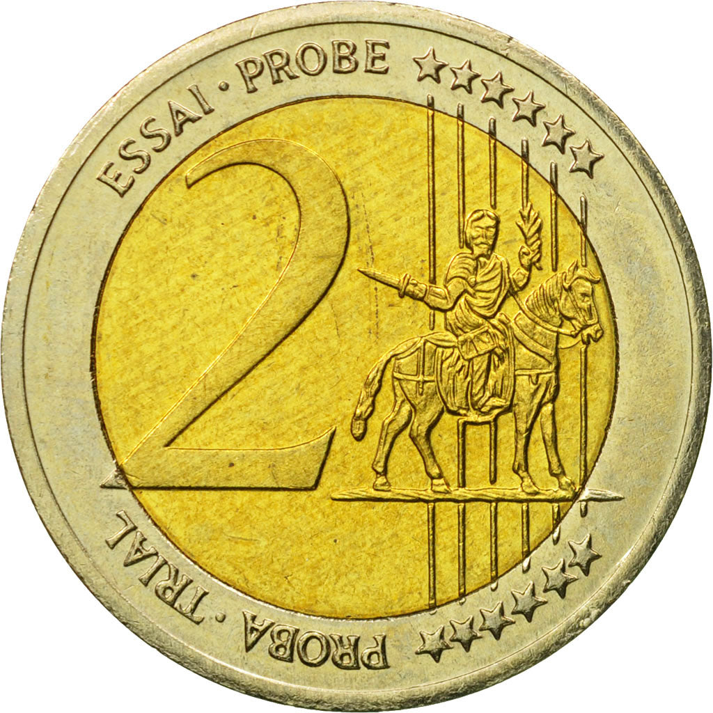 Czech Republic, Medal, Essai 2 euros, 2004, MS(63), Bi-Metallic