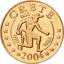 Creta, Medal, Essai 1 cent, 2004, SC, Cobre
