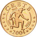 Creta, Medal, Essai 1 cent, 2004, SC, Cobre