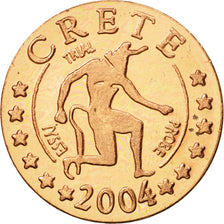 Crete, Medal, Essai 5 cents, 2004, MS(63), Copper