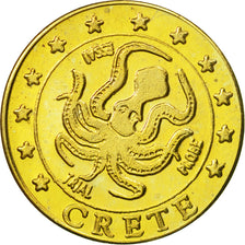 Crete, Medal, Essai 20 cents, 2004, MS(63), Brass