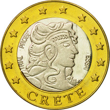 Creta, Medal, Essai 2 euros, 2004, SC, Bimetálico