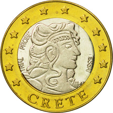 Crete, Medal, Essai 2 euros, 2004, MS(63), Bi-Metallic