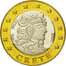 Creta, Medal, Essai 2 euros, 2004, SC, Bimetálico