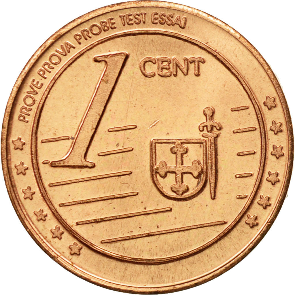 Macedonia, Medal, Essai 1 cent, 2005, MS(63), Copper