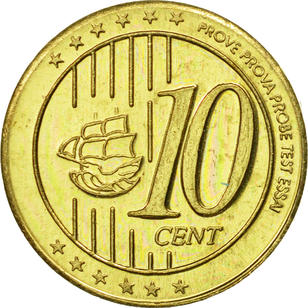 Macédoine, Medal, Essai 10 cents, 2005, SPL, Laiton