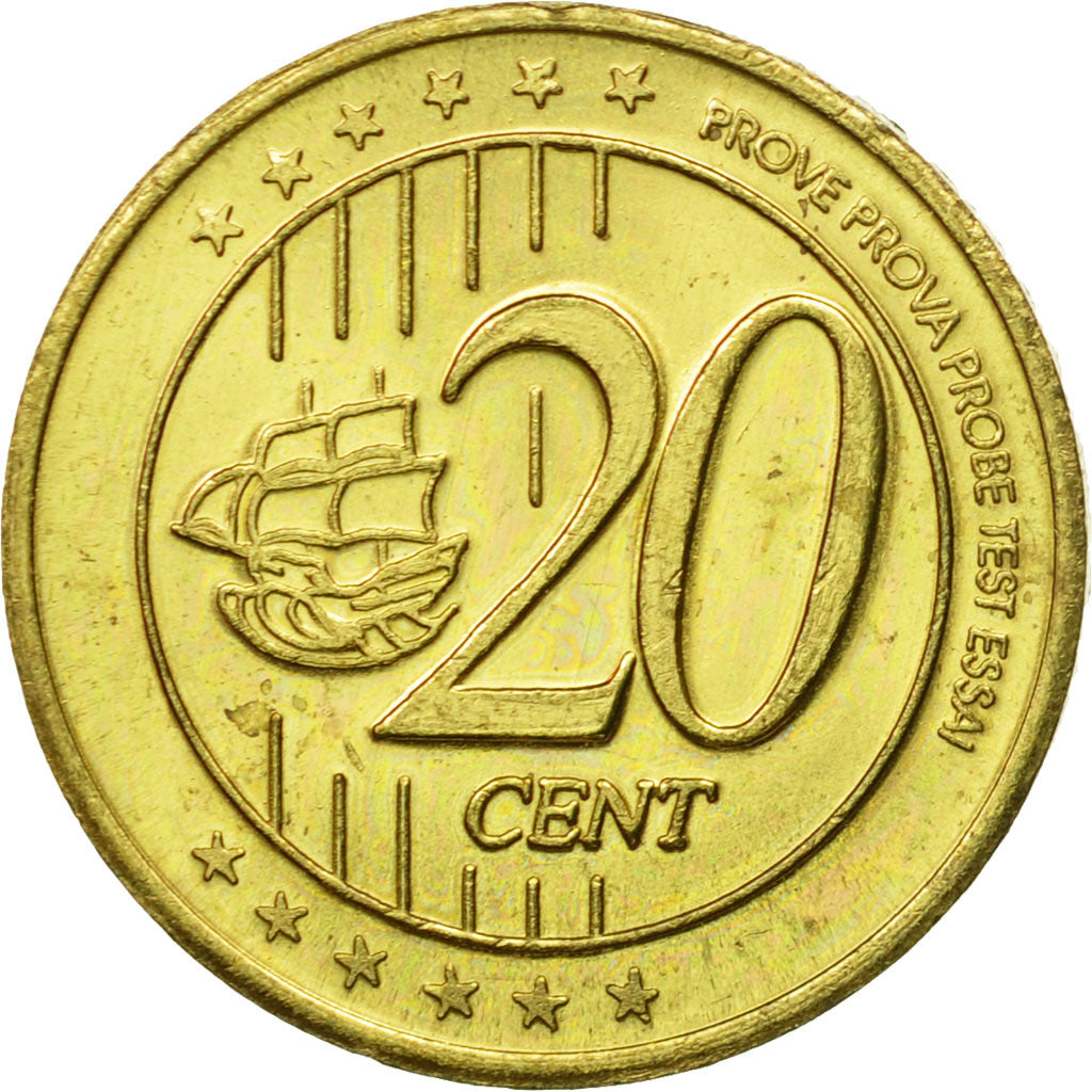 Macedonia, Medal, Essai 20 cents, 2005, SPL, Ottone