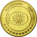 Macedonia, Medal, Essai 50 cents, 2005, MS(63), Mosiądz