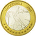 Macedonia, Medal, Essai 1 euro, 2005, MS(63), Bi-Metallic