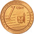 Hiszpania, Medal, Essai 1 cent, 2004, MS(63), Miedź