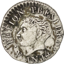 Haiti, 25 Centimes, 1817, BB, Argento, KM:15.1