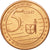Hiszpania, Medal, Essai 5 cents, 2004, MS(63), Miedź