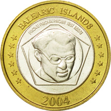 Spain, Medal, Essai 1 euro, 2004, MS(63), Bi-Metallic