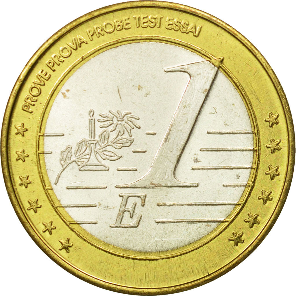 Spain, Medal, Essai 1 euro, 2004, MS(63), Bi-Metallic