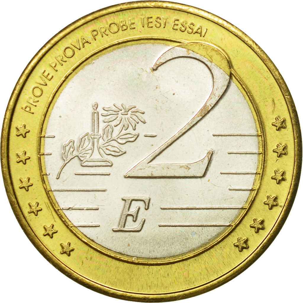 Espagne, Medal, Essai 2 euros, 2004, SPL, Bi-Metallic