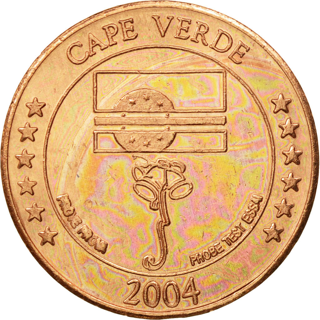 Cape Verde, Medal, Essai 5 cents, 2004, MS(63), Copper