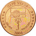 Cape Verde, Medal, Essai 5 cents, 2004, MS(63), Copper
