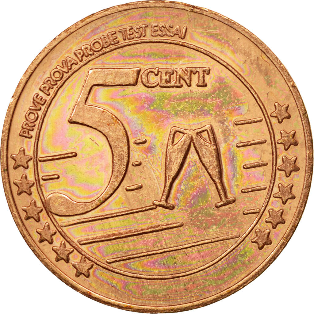 Cape Verde, Medal, Essai 5 cents, 2004, MS(63), Copper