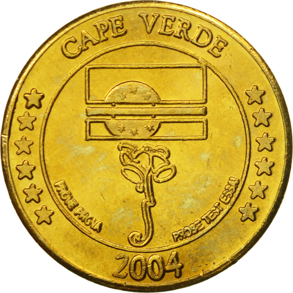 Cape Verde, Medal, Essai 10 cents, 2004, MS(63), Brass