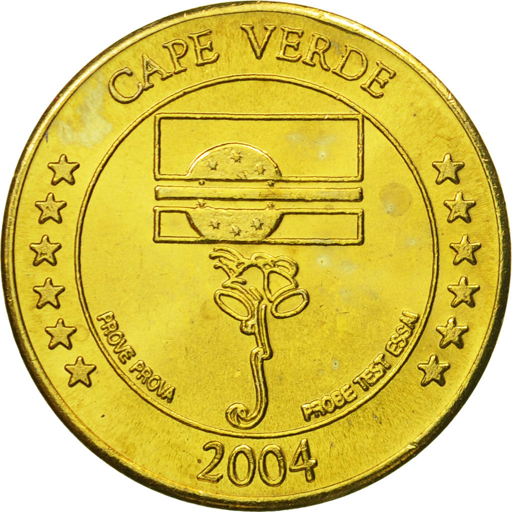 Cape Verde, Medal, Essai 20 cents, 2004, MS(63), Brass