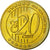 Cape Verde, Medal, Essai 20 cents, 2004, SPL, Laiton
