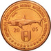 MADEIRA ISLANDS, Medal, Essai 1 cent, 2005, MS(63), Copper