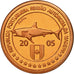 WYSPY MADERA, Medal, Essai 2 cents, 2005, MS(63), Miedź