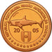 MADEIRA ISLANDS, Medal, Essai 2 cents, 2005, MS(63), Copper