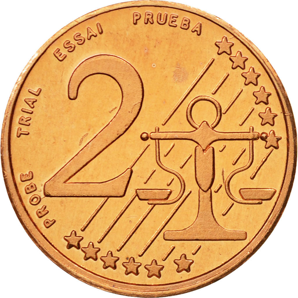 WYSPY MADERA, Medal, Essai 2 cents, 2005, MS(63), Miedź