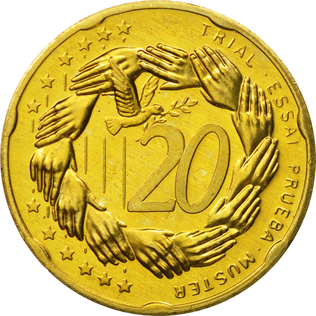 MADEIRA ISLANDS, Medal, Essai 20 cents, 2005, MS(63), Brass