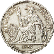 Indocina francese, Piastre, 1898, Paris, SPL-, Argento, KM:5a.1, Lecompte:280