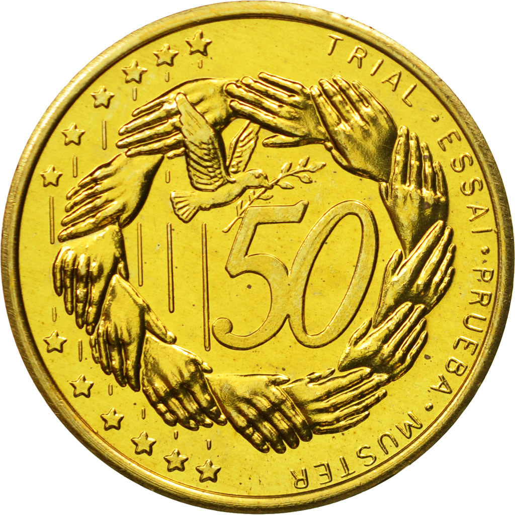 MADEIRA ISLANDS, Medal, Essai 50 cents, 2005, SPL, Laiton