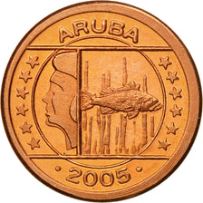 Aruba, Medal, Essai 1 cent, 2005, SPL, Cuivre
