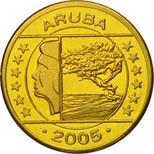 Aruba, Medal, Essai 10 cents, 2005, UNZ, Messing