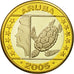 Aruba, Medal, Essai 1 euro, 2005, SPL, Bi-Metallic