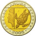 Aruba, Medal, Essai 2 euros, 2005, MS(63), Bi-Metallic