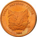 Noruega, Medal, Essai 1 cent, 2004, SC, Cobre
