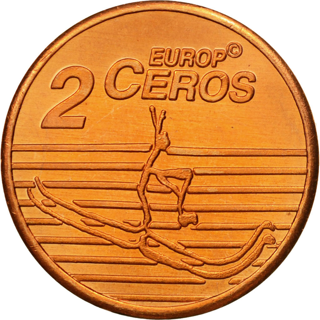 Norvège, Medal, Essai 2 cents, 2004, SPL, Cuivre