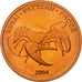 Noruega, Medal, Essai 5 cents, 2004, SC, Cobre