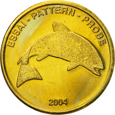Norwegen, Medal, Essai 10 cents, 2004, UNZ, Messing