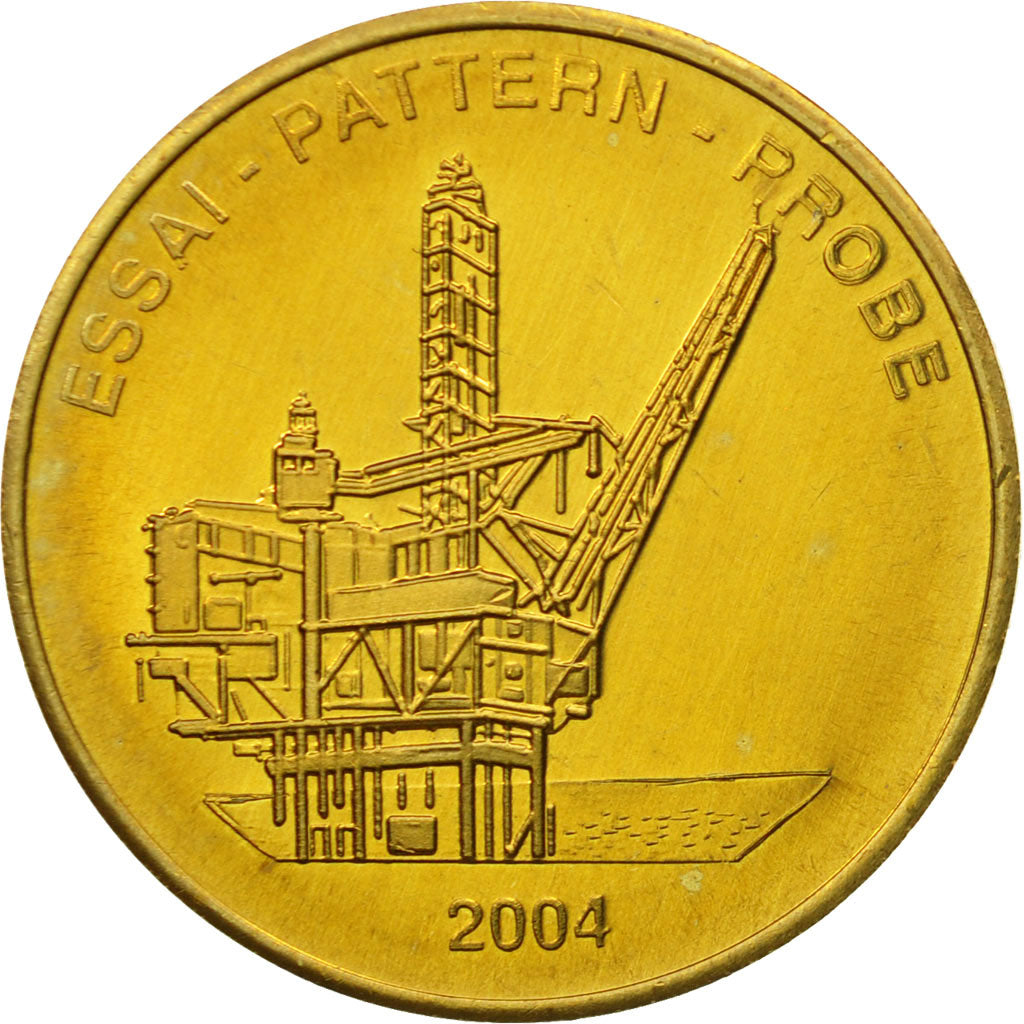 Norway, Medal, Essai 50 cents, 2004, MS(63), Brass