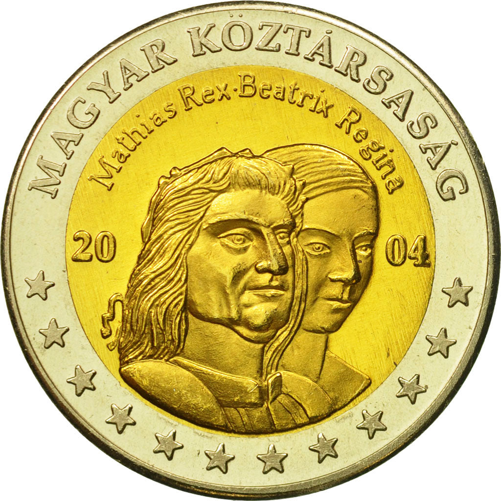 Hongrie, Medal, Essai 2 euros, 2004, SPL, Bi-Metallic